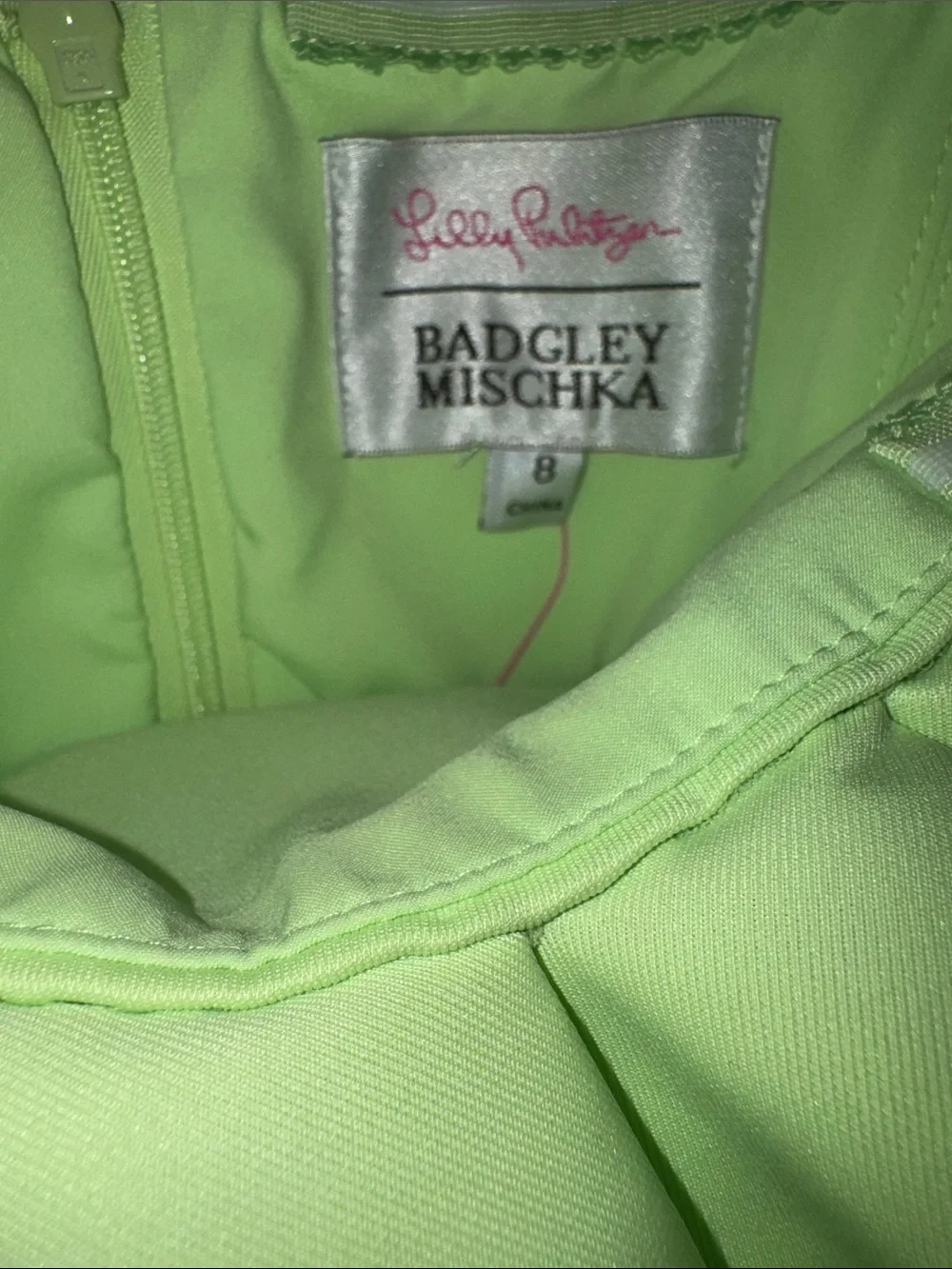 Lilly Pulitzer x Badgley Mischka Fritzi Dress - Iced Jade - Picture 8 of 8